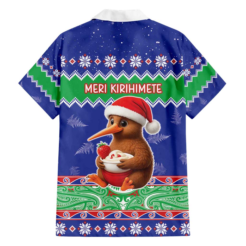 New Zealand Christmas Family Matching Off Shoulder Maxi Dress and Hawaiian Shirt Have Yourself A Kiwi-tastic Christmas LT05 - Polynesian Pride