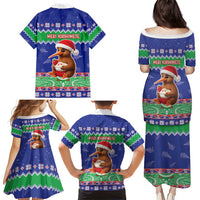 New Zealand Christmas Family Matching Puletasi and Hawaiian Shirt Have Yourself A Kiwi-tastic Christmas LT05 - Polynesian Pride