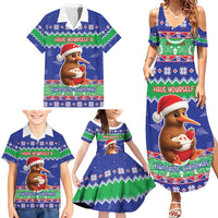 New Zealand Christmas Family Matching Summer Maxi Dress and Hawaiian Shirt Have Yourself A Kiwi-tastic Christmas LT05 - Polynesian Pride