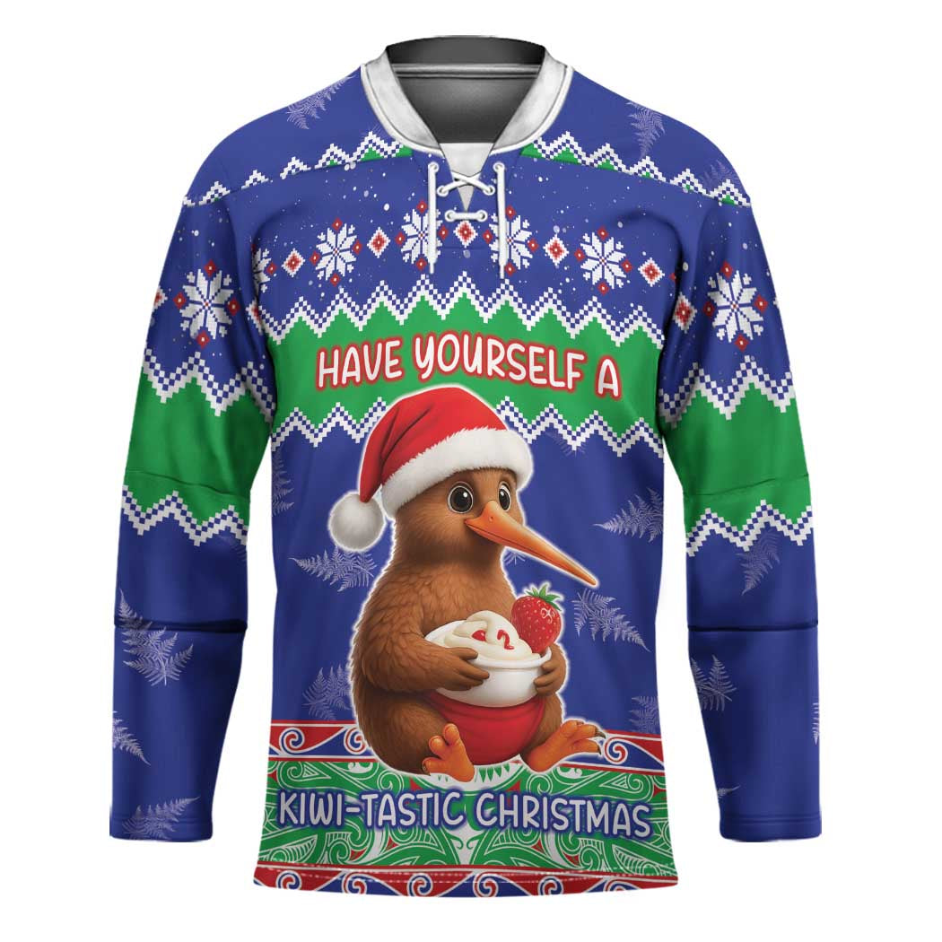 New Zealand Christmas Hockey Jersey Have Yourself A Kiwi-tastic Christmas - Polynesian Pride