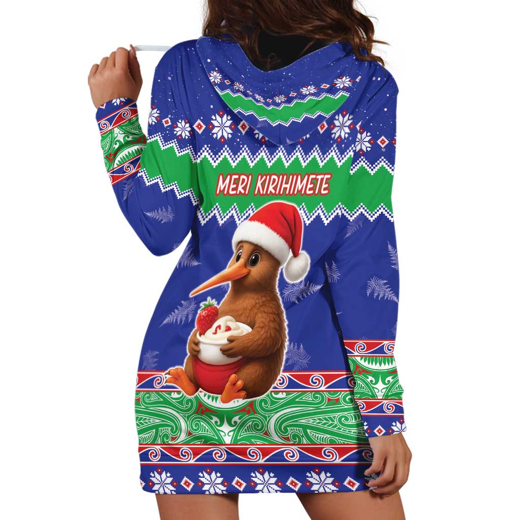 New Zealand Christmas Hoodie Dress Have Yourself A Kiwi-tastic Christmas LT05 - Polynesian Pride