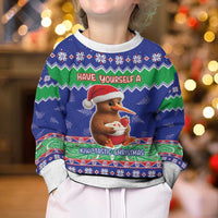 New Zealand Christmas Kid Ugly Christmas Sweater Have Yourself A Kiwi-tastic Christmas LT05 - Polynesian Pride