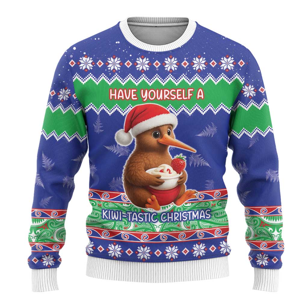 New Zealand Christmas Ugly Christmas Sweater Have Yourself A Kiwi-tastic Christmas LT05 - Polynesian Pride