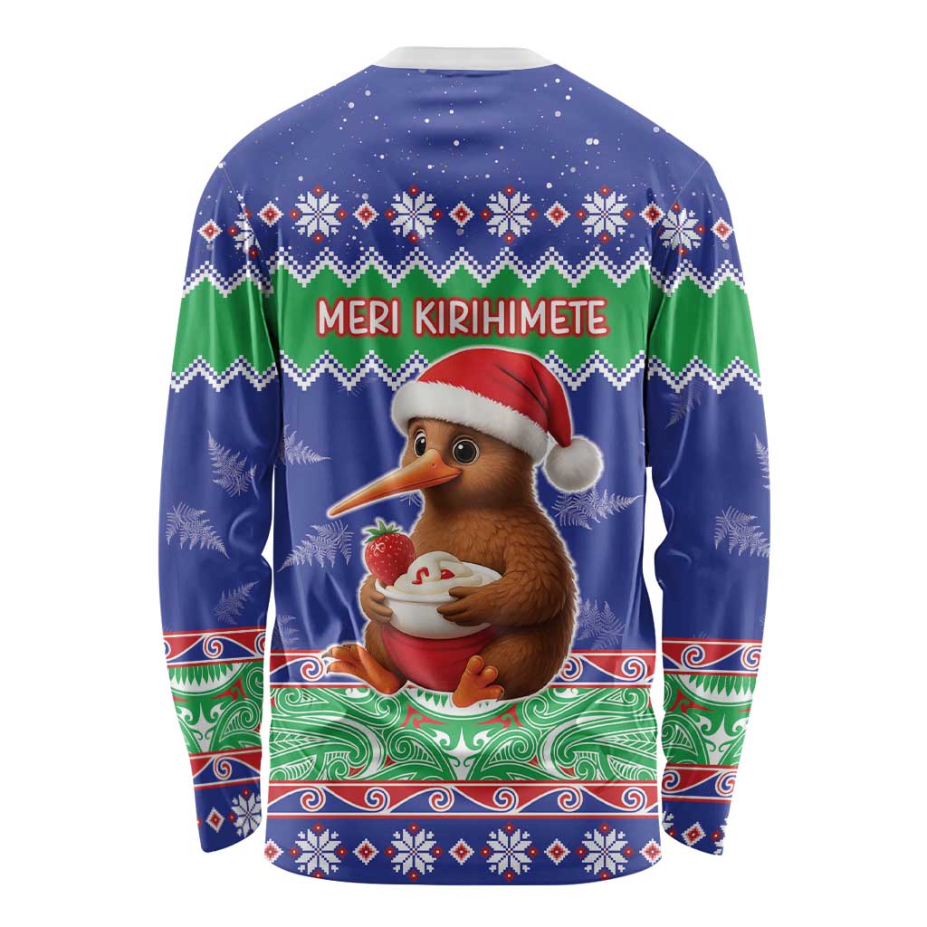 New Zealand Christmas Long Sleeve Shirt Have Yourself A Kiwi-tastic Christmas LT05 - Polynesian Pride