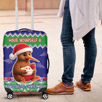 New Zealand Christmas Luggage Cover Have Yourself A Kiwi-tastic Christmas - Polynesian Pride
