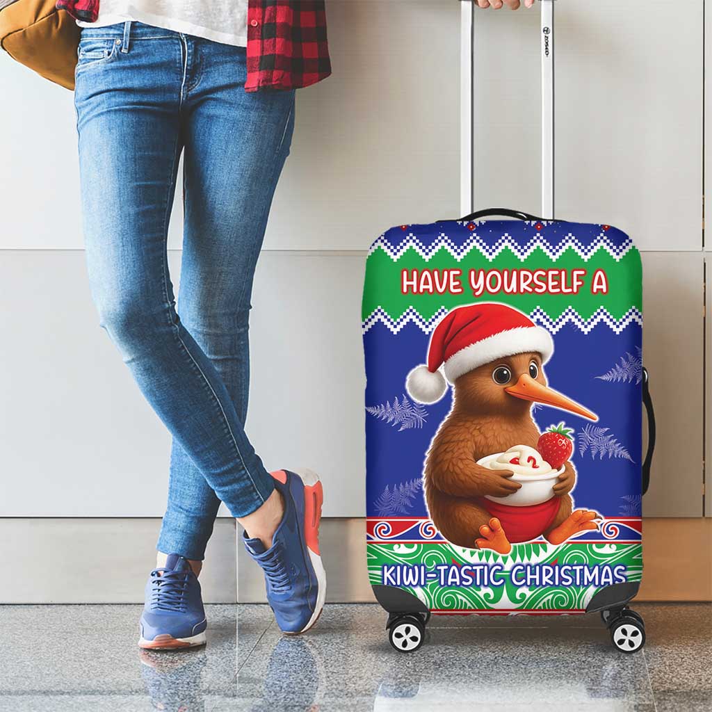 New Zealand Christmas Luggage Cover Have Yourself A Kiwi-tastic Christmas - Polynesian Pride