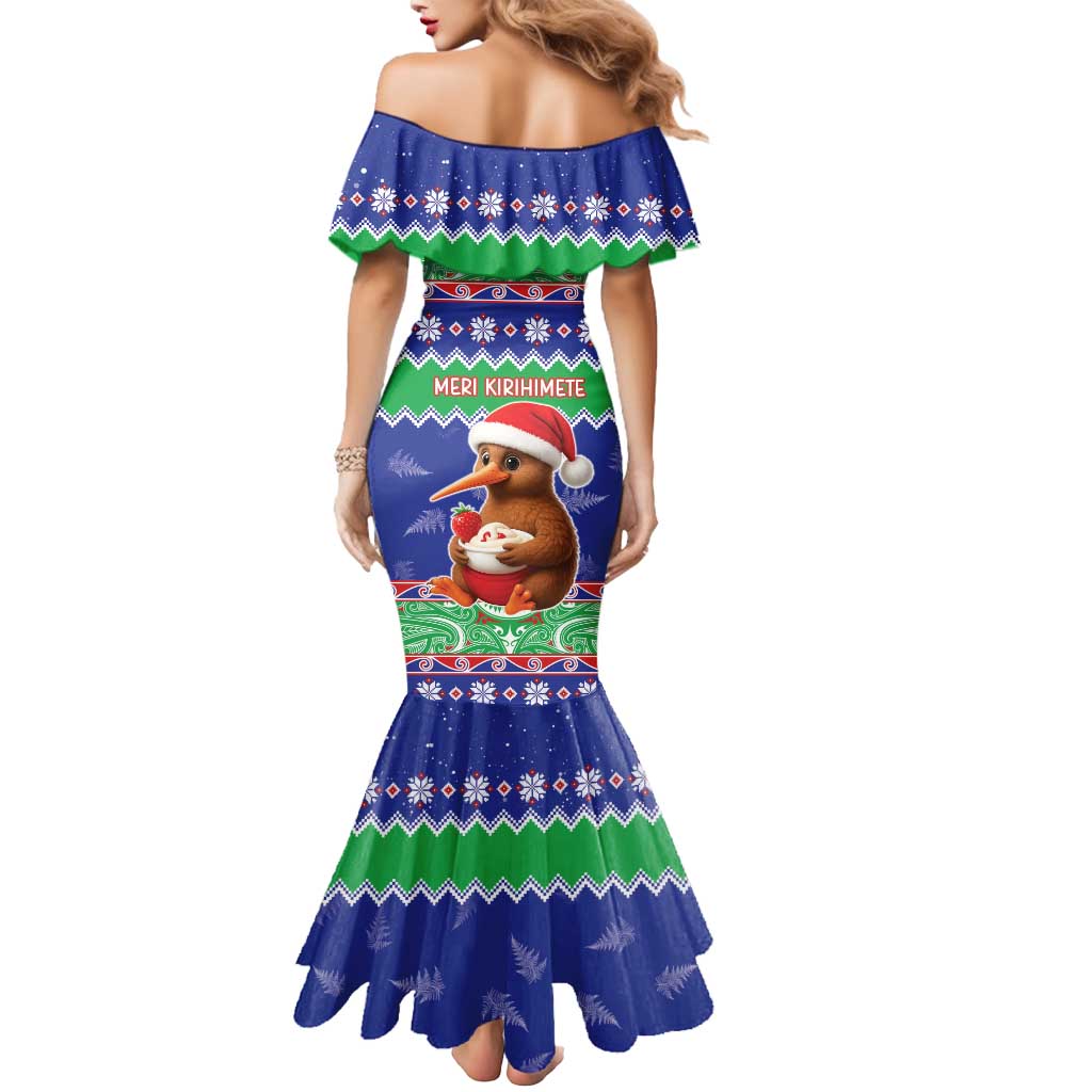 New Zealand Christmas Mermaid Dress Have Yourself A Kiwi-tastic Christmas LT05 - Polynesian Pride