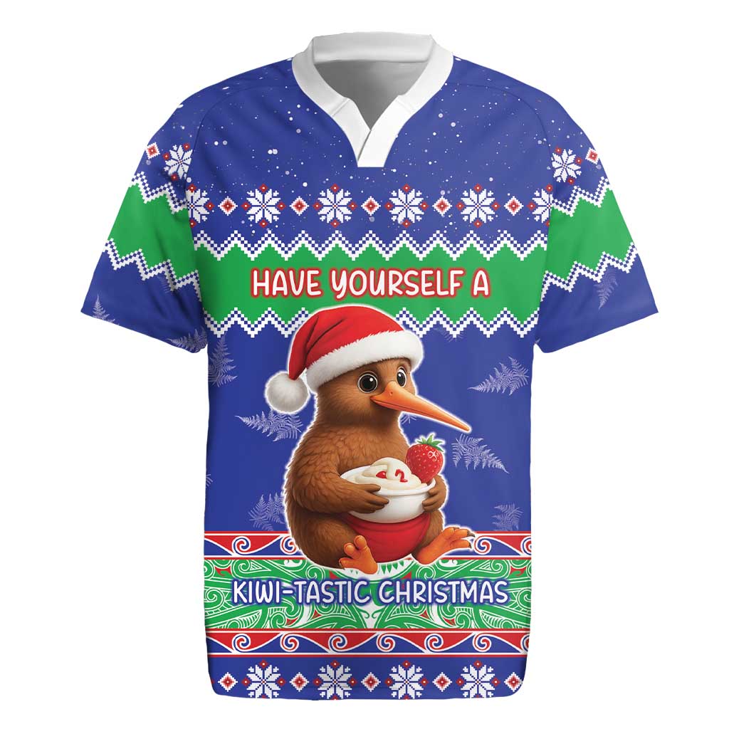 New Zealand Christmas Rugby Jersey Have Yourself A Kiwi-tastic Christmas - Polynesian Pride