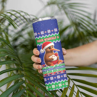 New Zealand Christmas Skinny Tumbler Have Yourself A Kiwi-tastic Christmas LT05 - Polynesian Pride