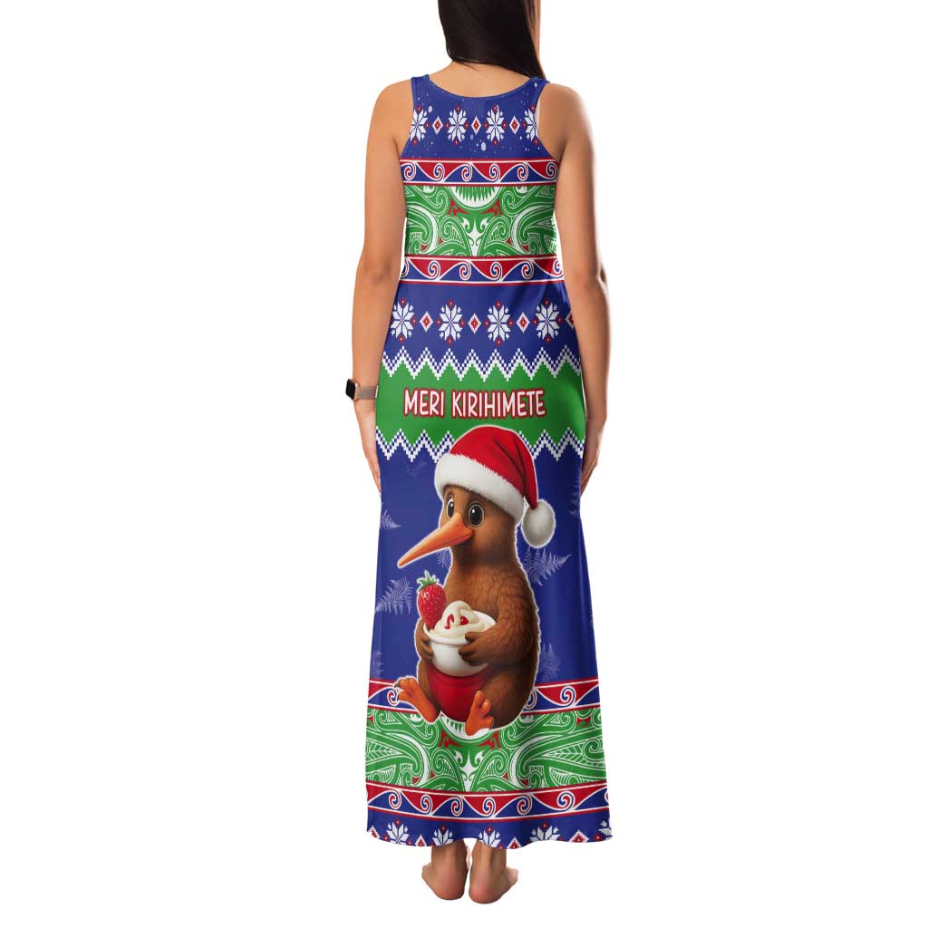 New Zealand Christmas Tank Maxi Dress Have Yourself A Kiwi-tastic Christmas LT05 - Polynesian Pride