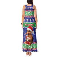 New Zealand Christmas Tank Maxi Dress Have Yourself A Kiwi-tastic Christmas LT05 - Polynesian Pride