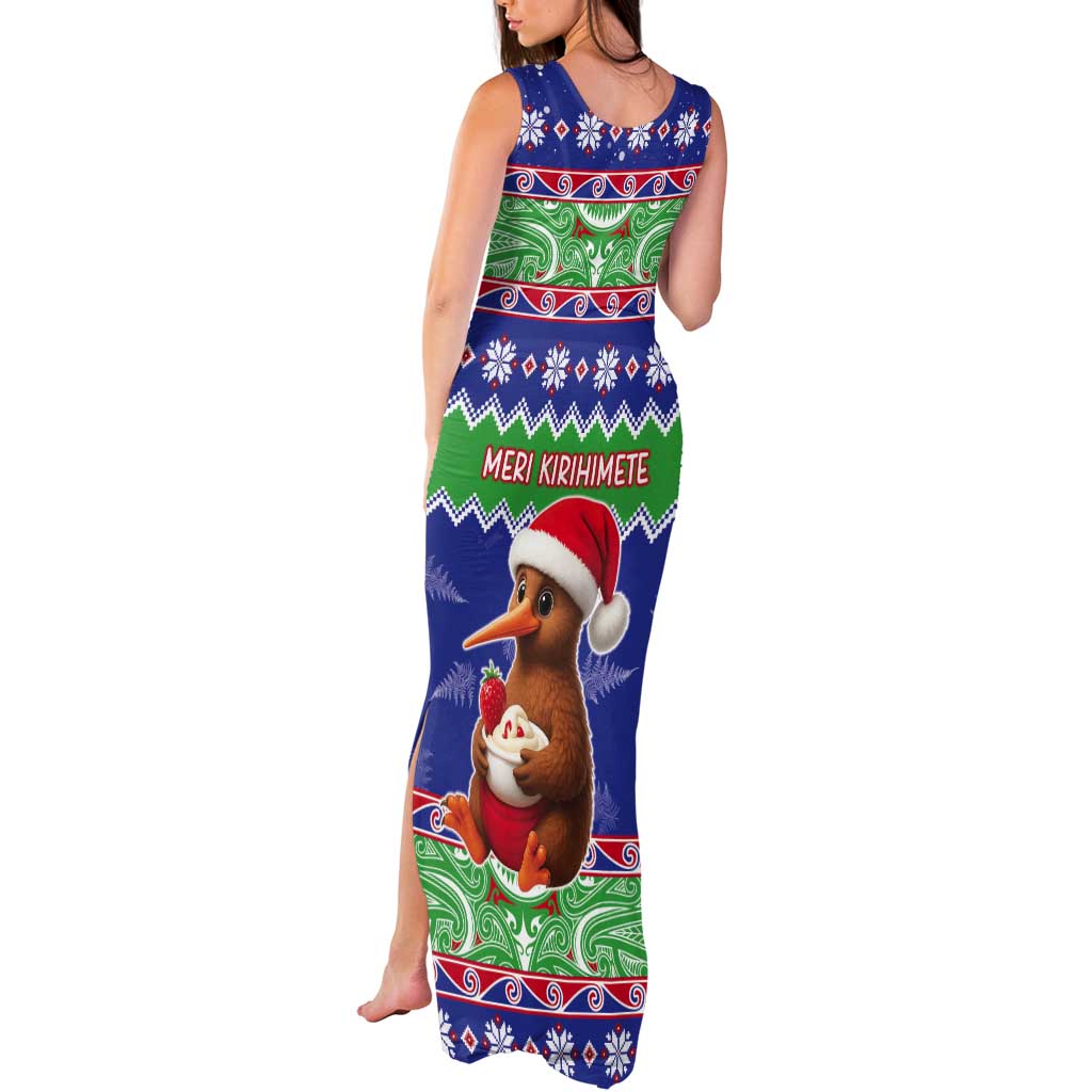 New Zealand Christmas Tank Maxi Dress Have Yourself A Kiwi-tastic Christmas LT05 - Polynesian Pride