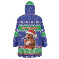 New Zealand Christmas Wearable Blanket Hoodie Have Yourself A Kiwi-tastic Christmas LT05 - Polynesian Pride