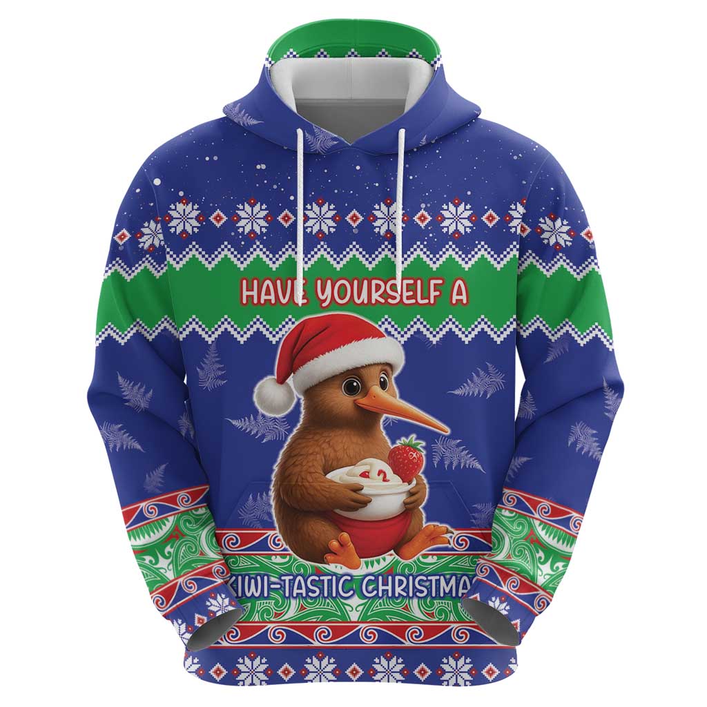 New Zealand Christmas Zip Hoodie Have Yourself A Kiwi-tastic Christmas LT05 - Polynesian Pride