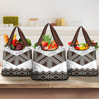 New Zealand Aotearoa Grocery Bag Taniko Art Simple Style