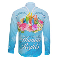 Universal Human Rights Month Family Matching Off Shoulder Maxi Dress and Hawaiian Shirt Polynesian Style LT05 - Polynesian Pride