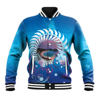 New Zealand Matapouri Beach Landscape Baseball Jacket