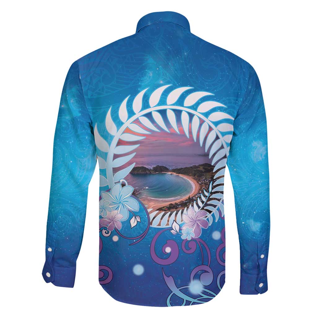 New Zealand Matapouri Beach Landscape Family Matching Mermaid Dress and Hawaiian Shirt LT05 - Polynesian Pride