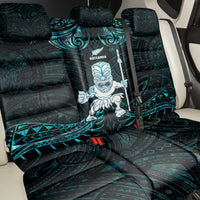 New Zealand Maori Taiaha Back Car Seat Cover Tiki Warrior Paua Shell LT05 - Polynesian Pride