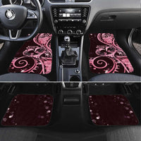 New Zealand Valentine Car Mats Aroha Sweet Pink Piwakawaka LT05 Set 4pcs Pink - Polynesian Pride
