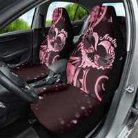 New Zealand Valentine Car Seat Cover Aroha Sweet Pink Piwakawaka LT05 - Polynesian Pride