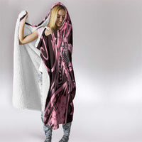 New Zealand Valentine Hooded Blanket Aroha Sweet Pink Piwakawaka LT05 - Polynesian Pride