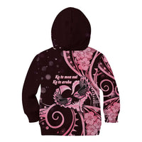 New Zealand Valentine Kid Hoodie Aroha Sweet Pink Piwakawaka LT05 - Polynesian Pride