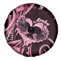 New Zealand Valentine Spare Tire Cover Aroha Sweet Pink Piwakawaka LT05 - Polynesian Pride