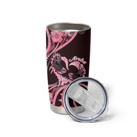 New Zealand Valentine Tumbler Cup Aroha Sweet Pink Piwakawaka LT05 - Polynesian Pride