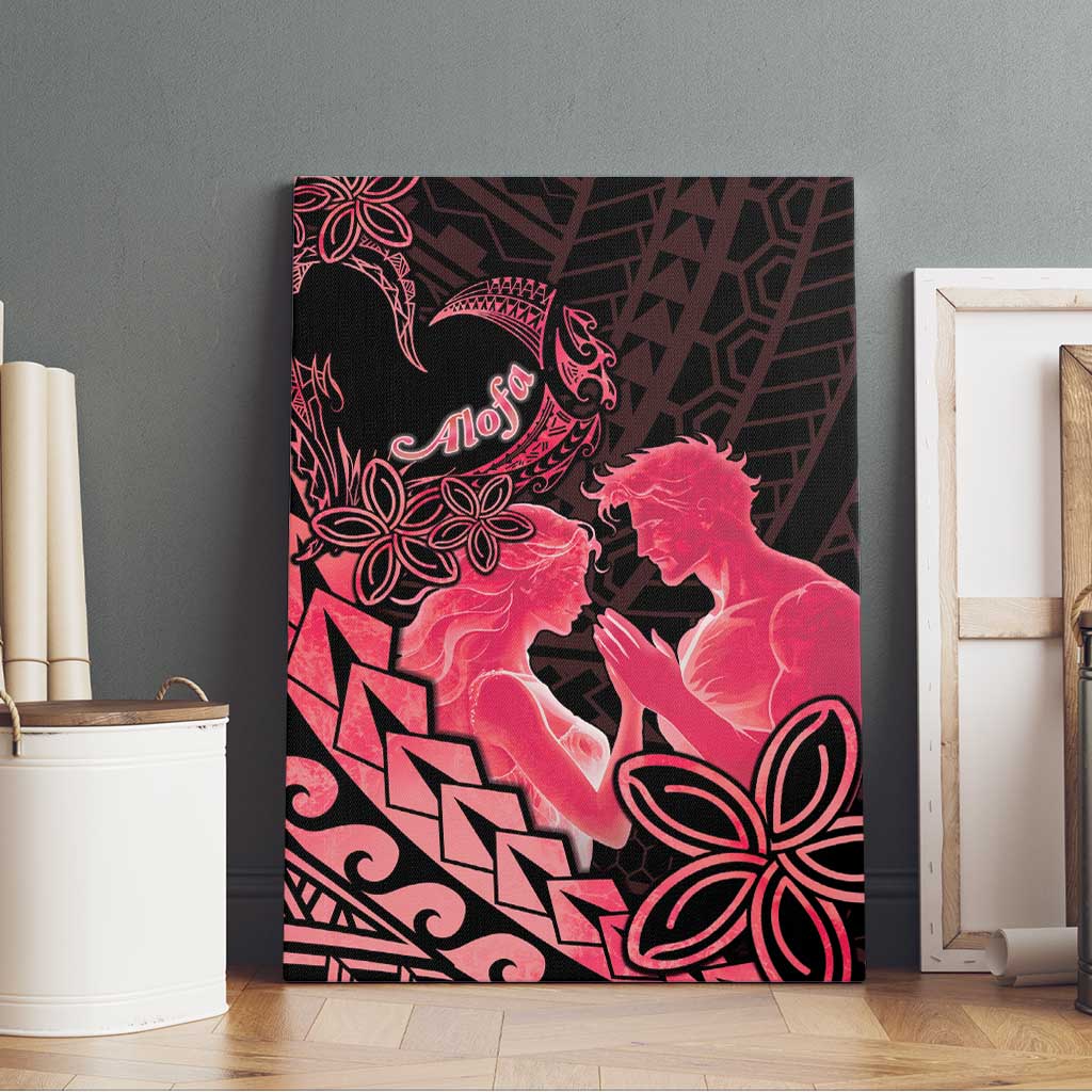 Alofa Samoa Valentine Red Canvas Wall Art Love Is The Greatest Thing