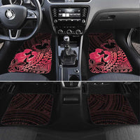 Alofa Samoa Valentine Red Car Mats Love Is The Greatest Thing LT05 Set 4pcs Red - Polynesian Pride