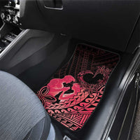 Alofa Samoa Valentine Red Car Mats Love Is The Greatest Thing LT05 - Polynesian Pride