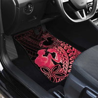 Alofa Samoa Valentine Red Car Mats Love Is The Greatest Thing LT05 - Polynesian Pride