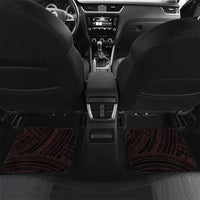 Alofa Samoa Valentine Red Car Mats Love Is The Greatest Thing LT05 Set 2pcs - Back Red - Polynesian Pride