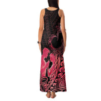 Alofa Samoa Valentine Red Family Matching Tank Maxi Dress and Hawaiian Shirt Love Is The Greatest Thing LT05 - Polynesian Pride