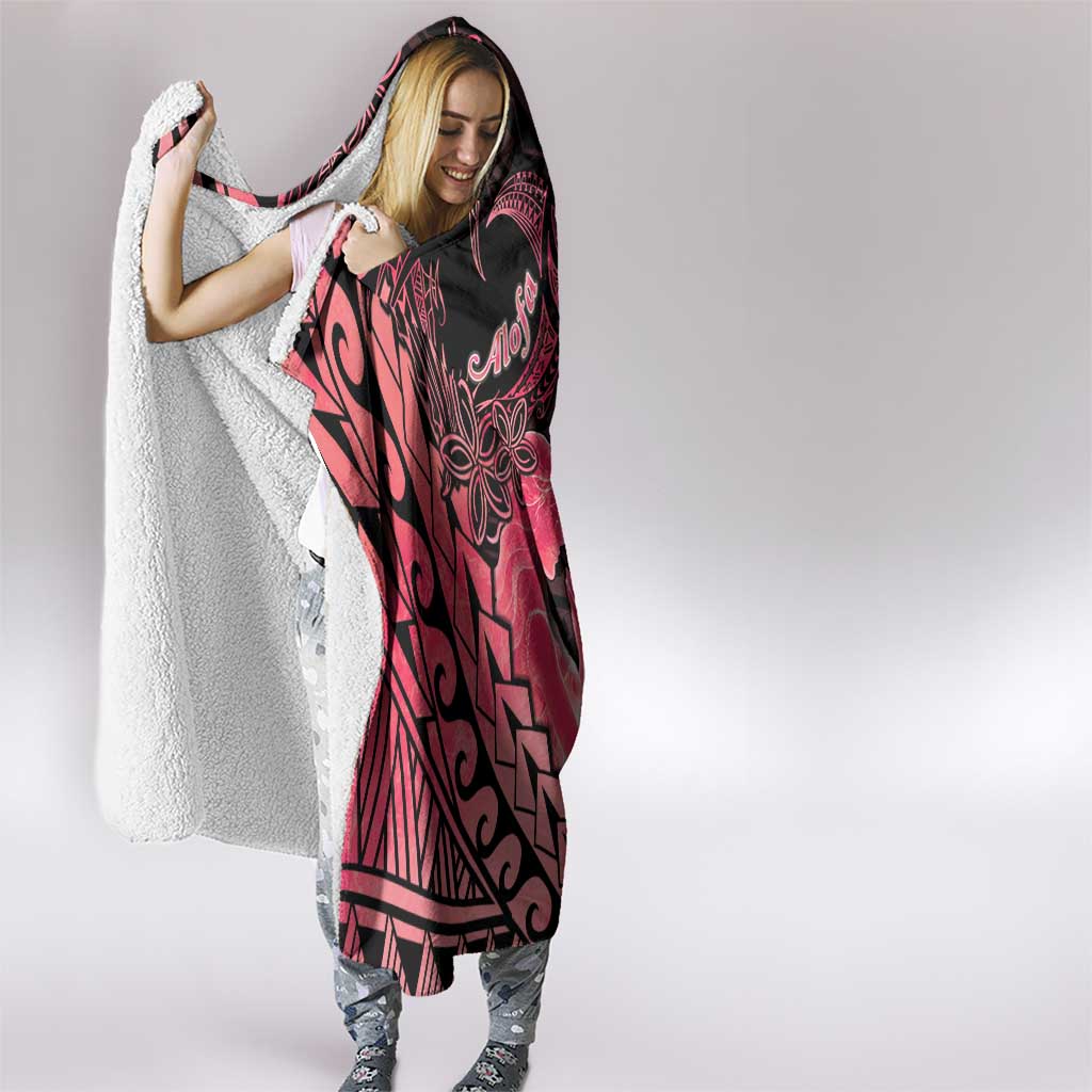Alofa Samoa Valentine Red Hooded Blanket Love Is The Greatest Thing LT05 - Polynesian Pride