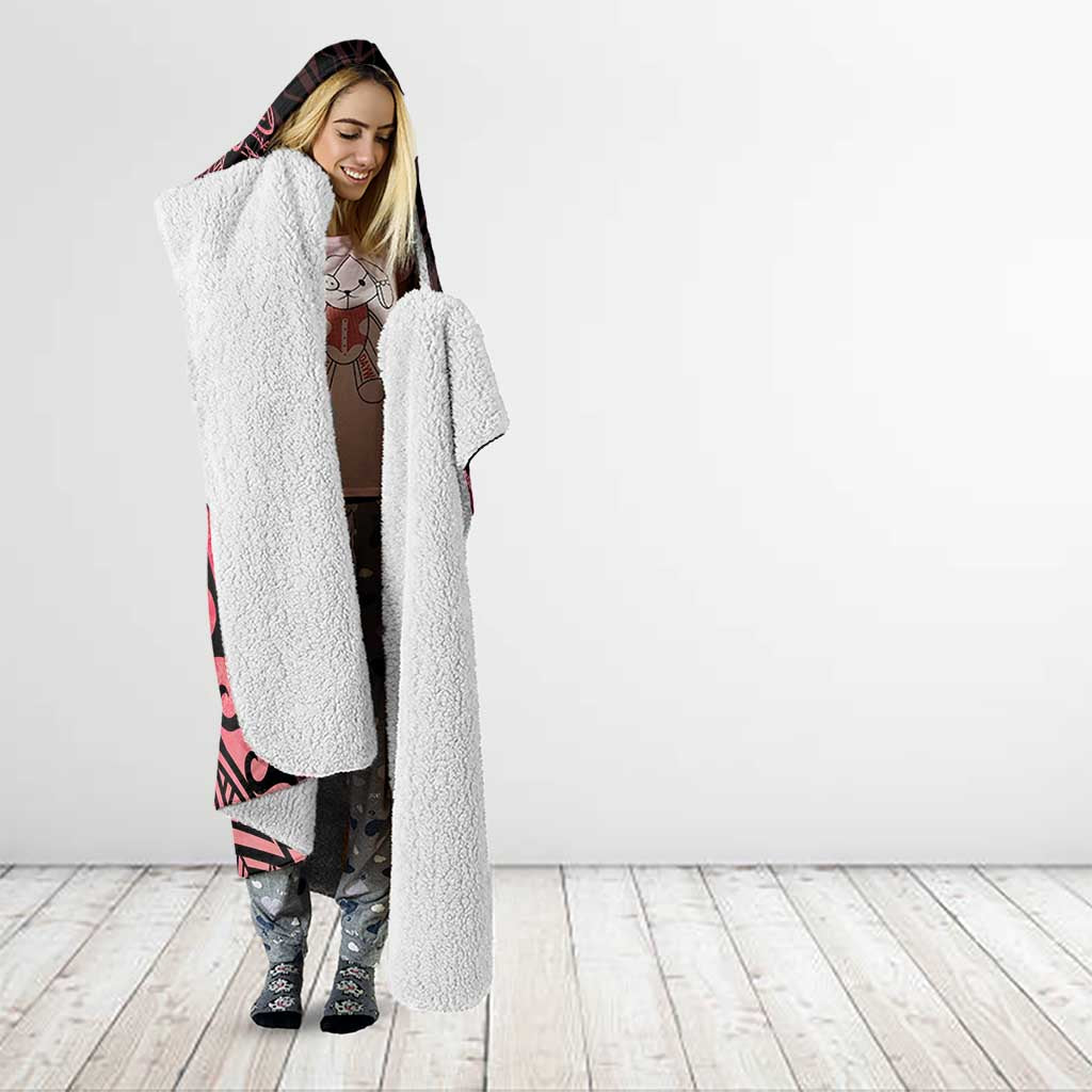 Alofa Samoa Valentine Red Hooded Blanket Love Is The Greatest Thing LT05 - Polynesian Pride