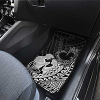 Alofa Samoa Valentine Black Car Mats Love Is The Greatest Thing LT05 - Polynesian Pride