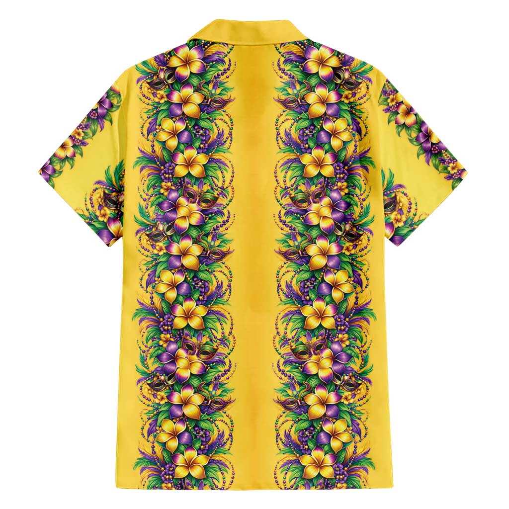Aloha Hawaii Mardi Gras Family Matching Mermaid Dress and Hawaiian Shirt Gold Style LT05 - Polynesian Pride