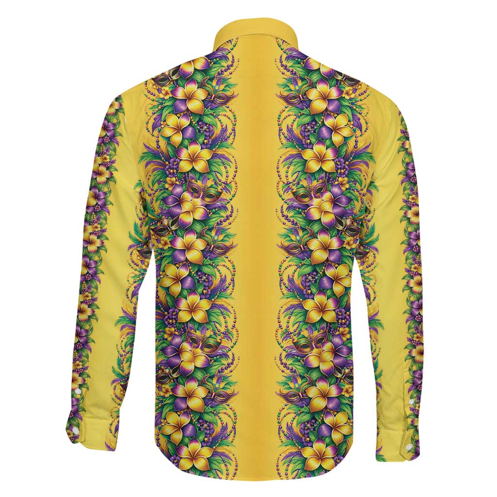 Aloha Hawaii Mardi Gras Family Matching Off Shoulder Maxi Dress and Hawaiian Shirt Gold Style LT05 - Polynesian Pride