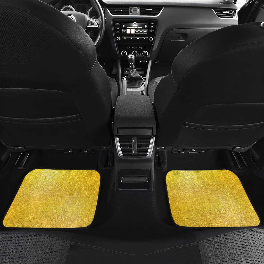 Hawaii Mardi Gras Car Mats Plumeria Lei Beads Glitter Style