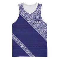 Tonga Queen Salote College Basketball Jersey 100 Years Anniversary Navy Color LT05 Unisex Navy - Polynesian Pride