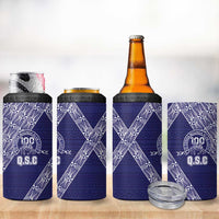 Tonga Queen Salote College 4 in 1 Can Cooler Tumbler 100 Years Anniversary Navy Color LT05 - Polynesian Pride