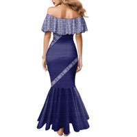 Tonga Queen Salote College Mermaid Dress 100 Years Anniversary Navy Color