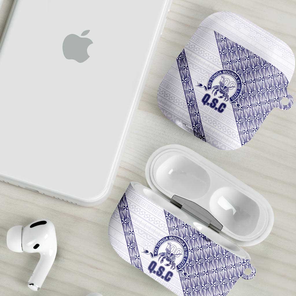 Tonga Queen Salote College AirPods Case 100 Years Anniversary White Color