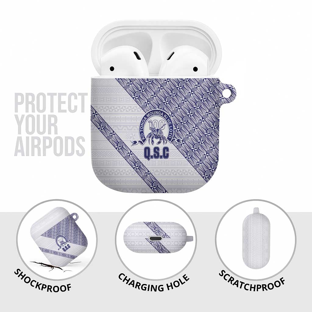 Tonga Queen Salote College AirPods Case 100 Years Anniversary White Color