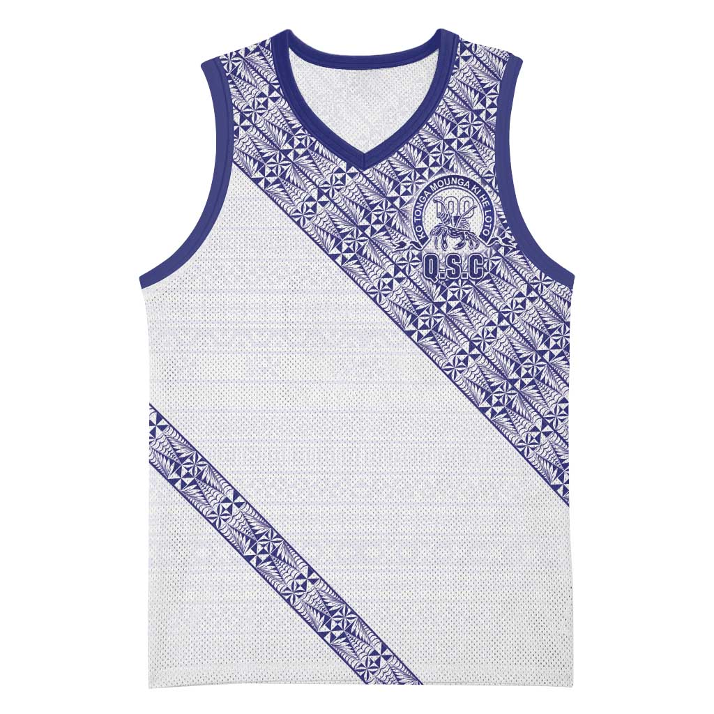 Tonga Queen Salote College Basketball Jersey 100 Years Anniversary White Color LT05 Unisex White - Polynesian Pride
