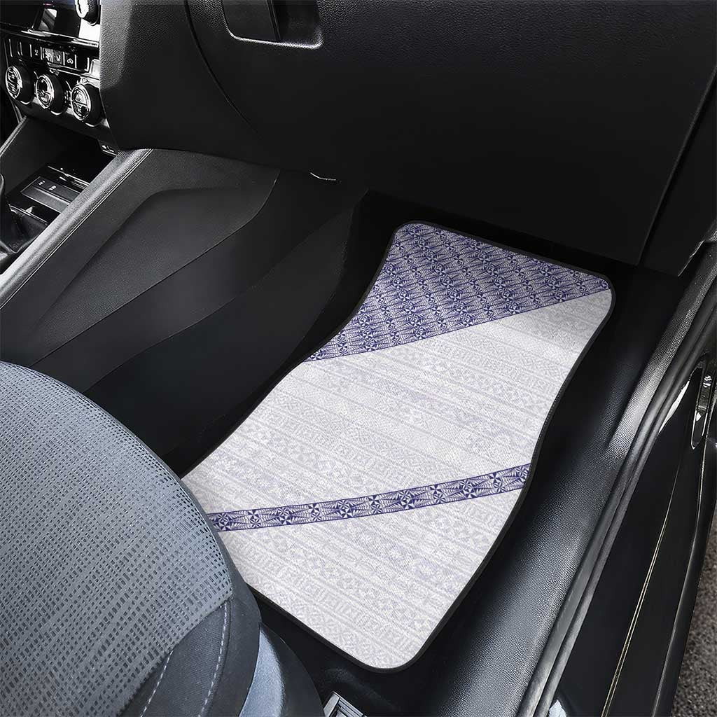 Tonga Queen Salote College Car Mats 100 Years Anniversary White Color