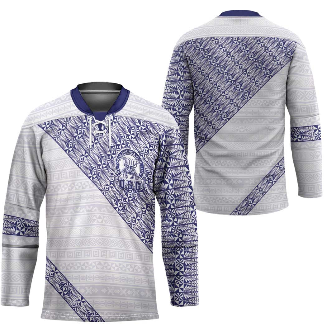 Tonga Queen Salote College Hockey Jersey 100 Years Anniversary White Color