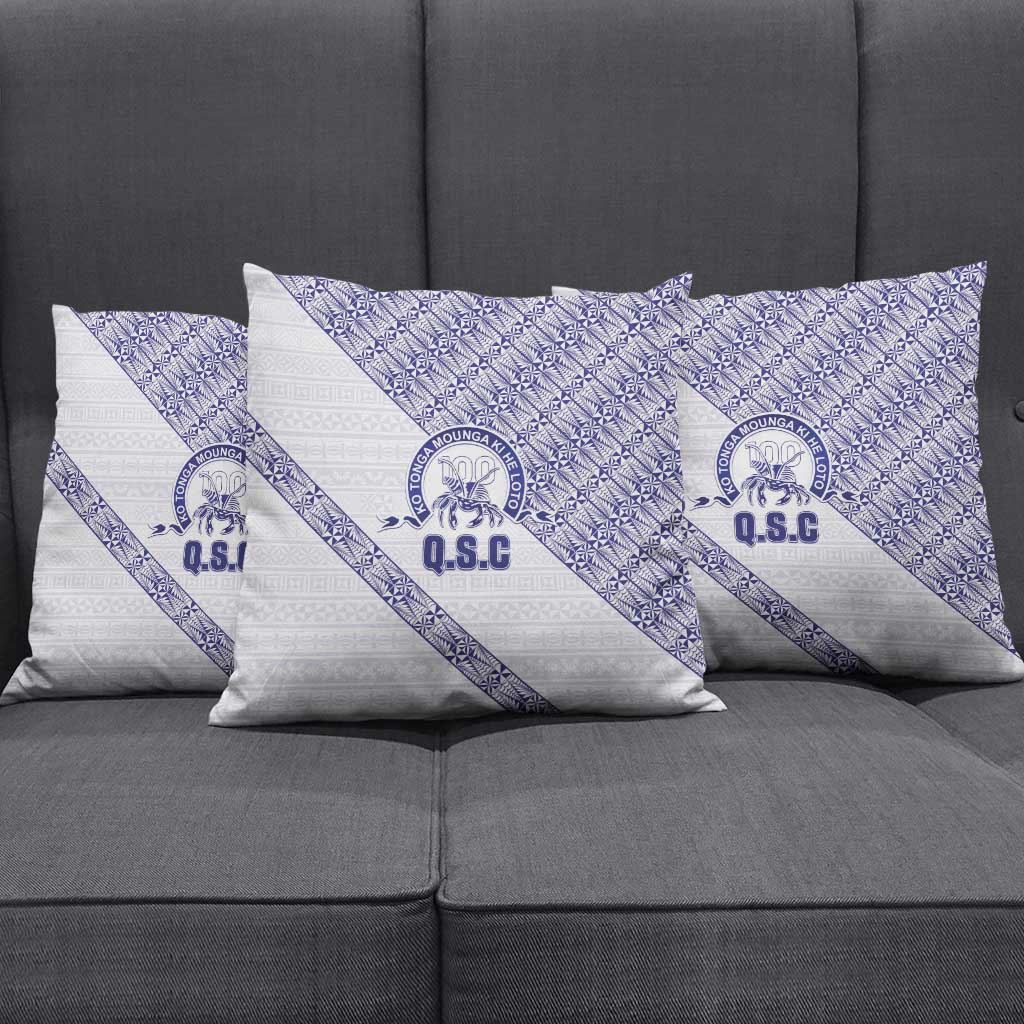 Tonga Queen Salote College Pillow Cover 100 Years Anniversary White Color